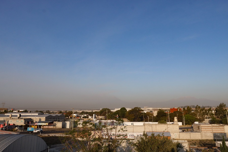 Puebla amanece con calidad de aire regular