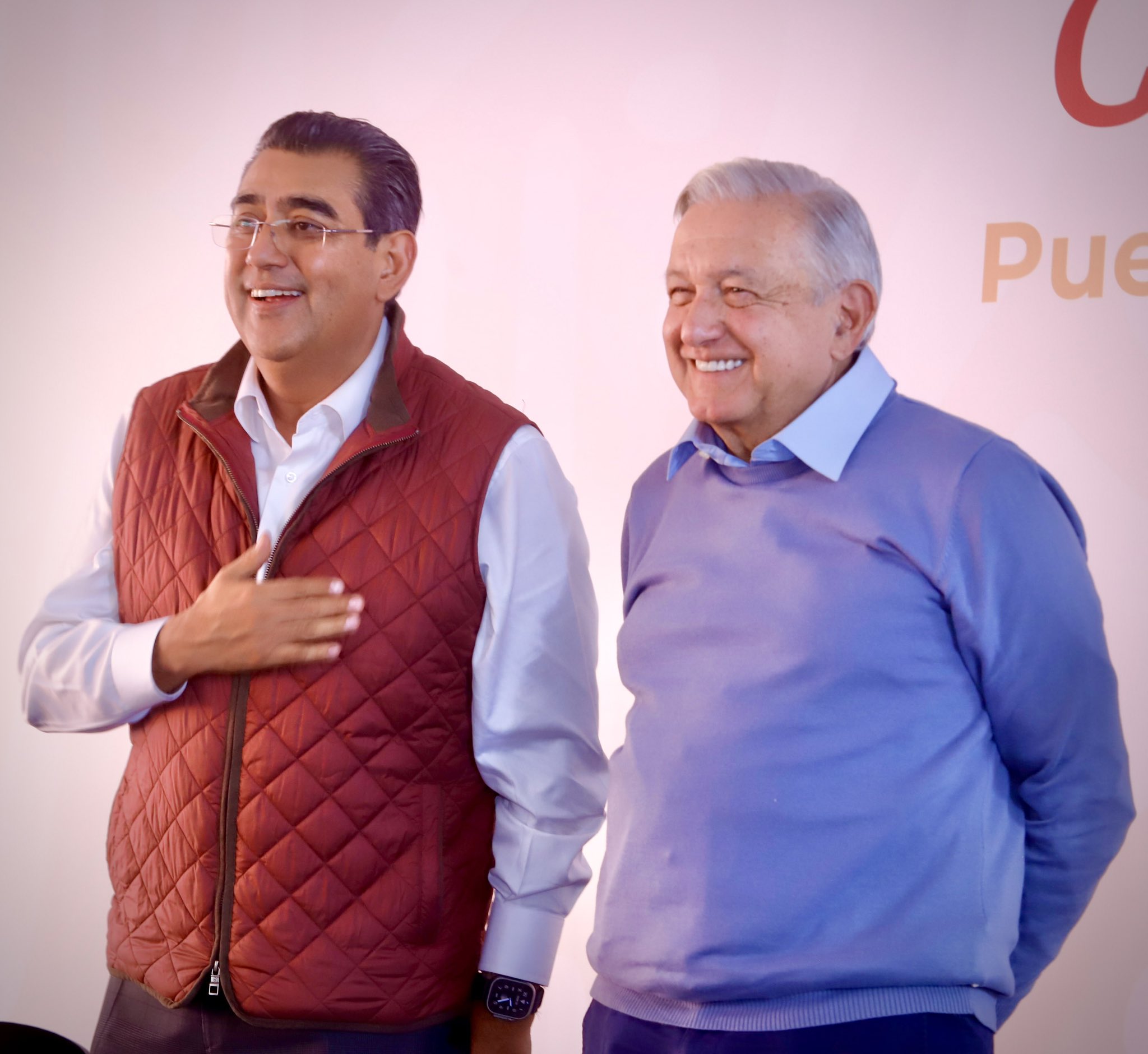 El Presidente Andrés Manuel López Obrador supervisó avance de hospital de San Alejandro