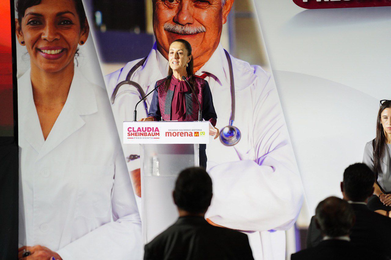 Vamos a impulsar el mejor sistema de salud: Claudia Sheinbaum