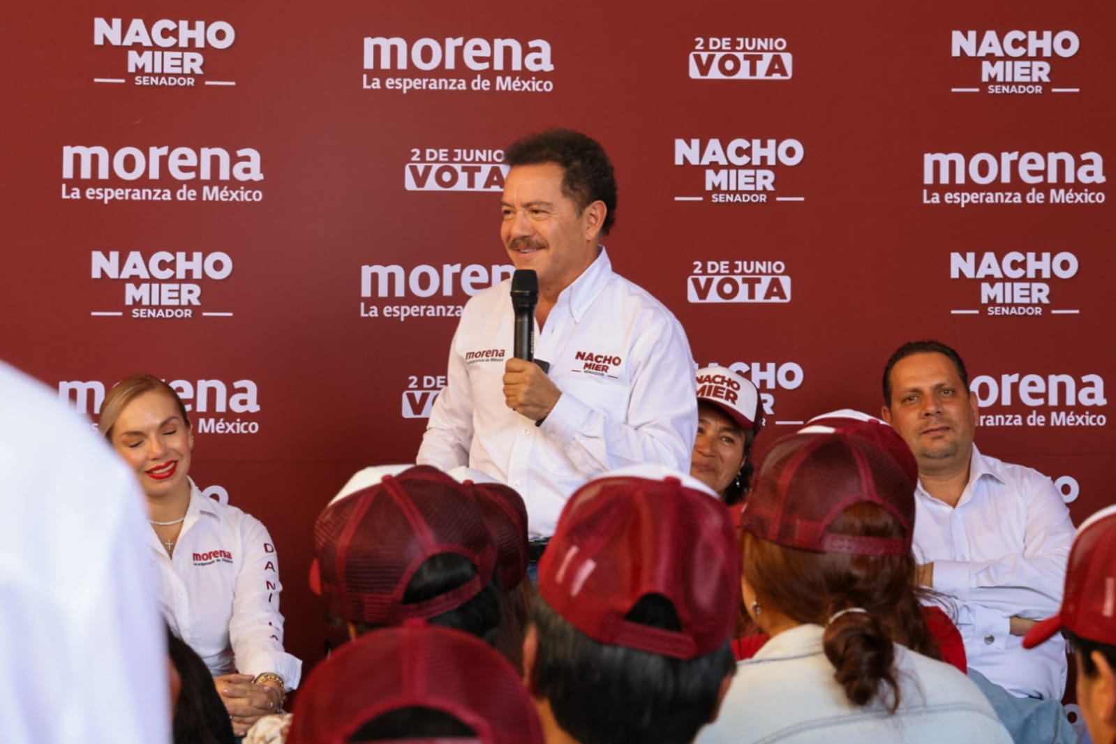 Sigamos juntos cimentando la transformación del país: Nacho Mier