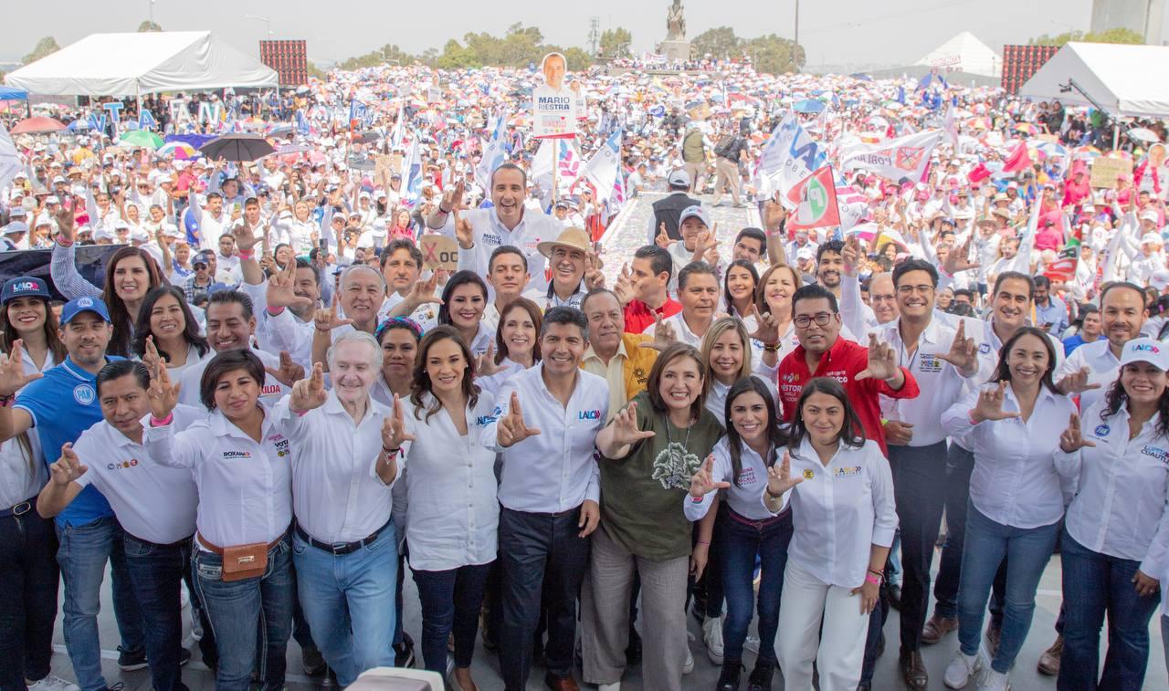 En Puebla es momento de un rumbo seguro: Eduardo Rivera