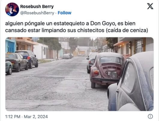 Video Sonido Rugido Popocatepetl Don Goyo Lluvia Ceniza Volcan 2