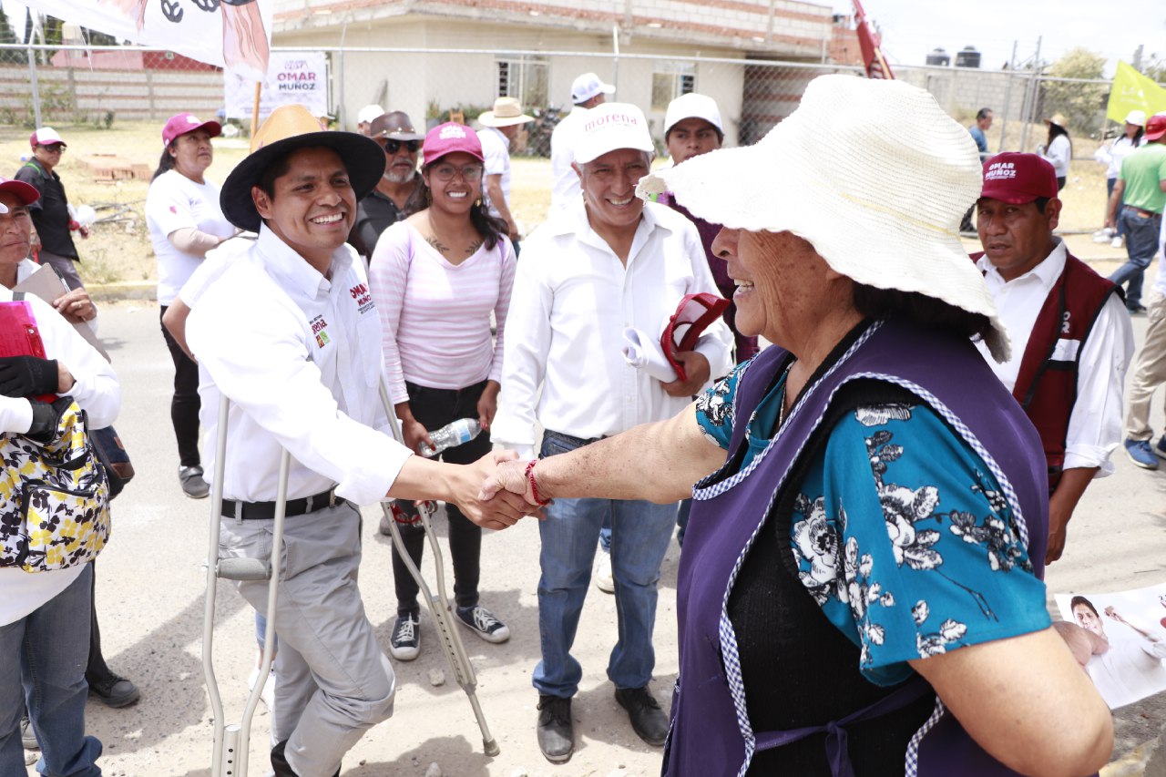 Este 2 de junio luchemos por la transformación en Cuautlancingo: Omar Muñoz