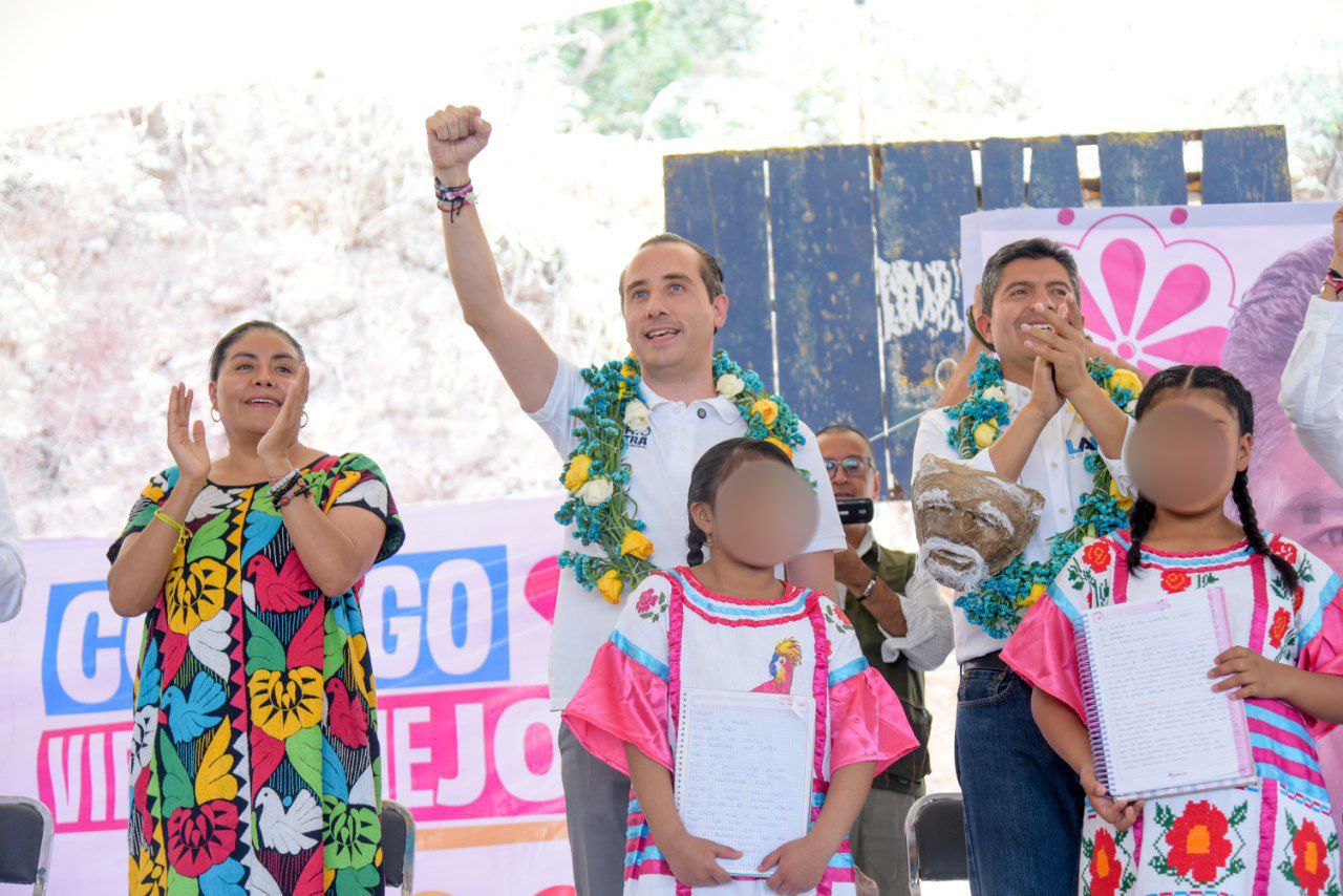 Comunidad mazateca en Puebla respalda a Mario Riestra