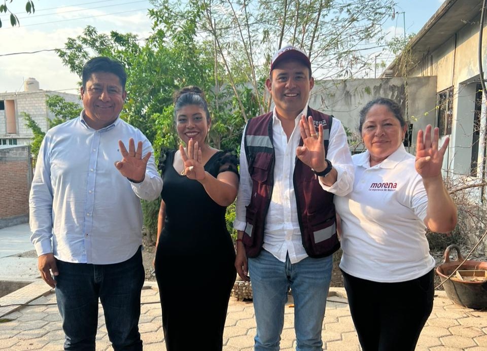 Liderazgos de Morena ratifican con Lalo Castillo que la mixteca ya está con la Cuarta Transformación