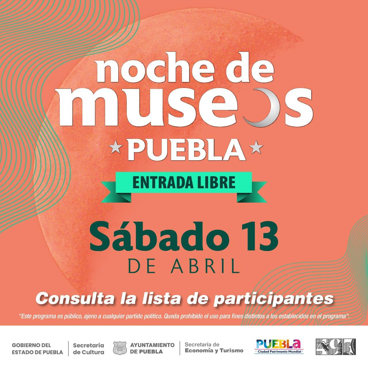 Este sábado 13 de abril hay Noche de Museos