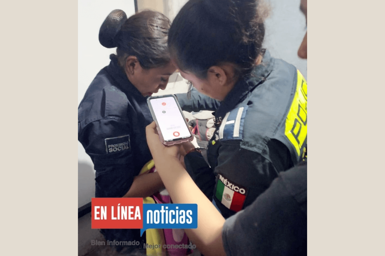 Mujeres policías auxiliaron la labor de parto de un bebé de 7 meses en la colonia Constitución Mexicana