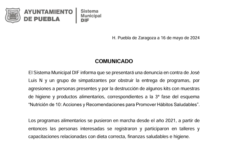 SMDIF denunciará al candidato José Luis Figueroa y simpatizantes por obstruir entrega de programas