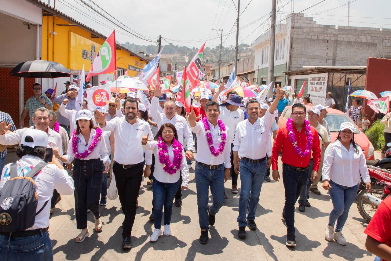 Lalo Rivera anuncia que serán 10 mil beneficiarias con el programa cero hambre en Zacatlán