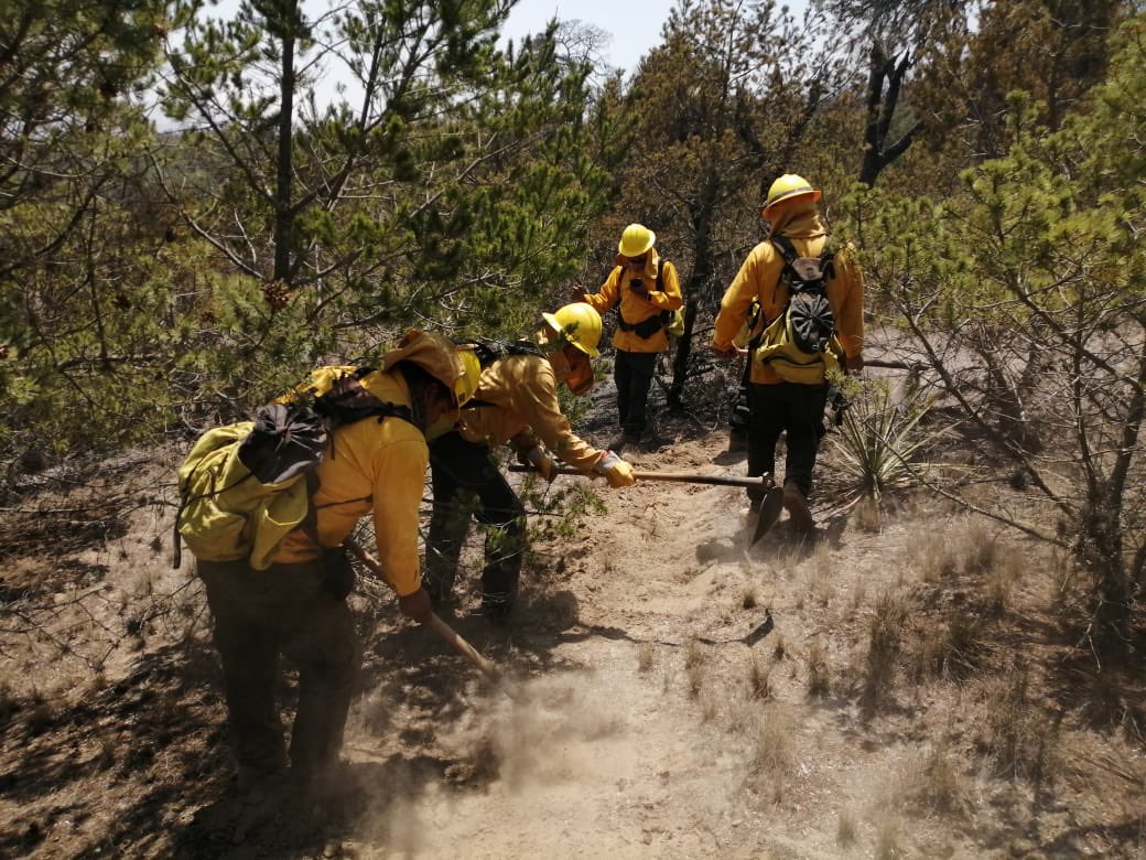 Se complica combate a incendio forestal en Quimixtlán