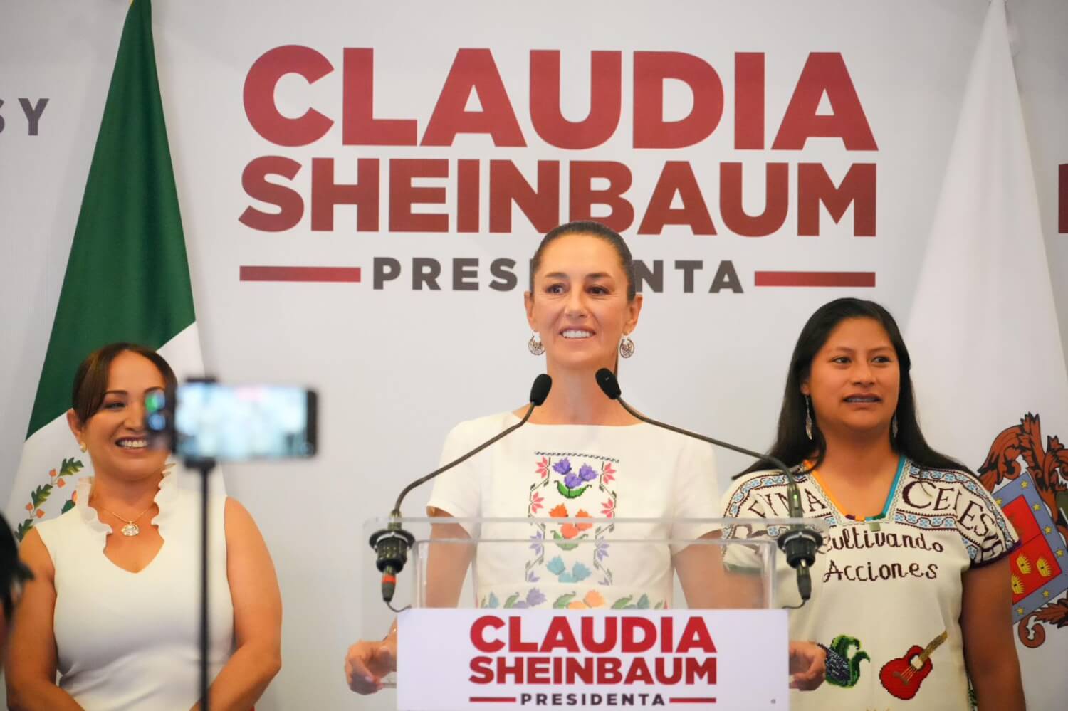 Claudia Sheinbaum llama a seguir con la política de la 4T a favor del Bienestar y la prosperidad