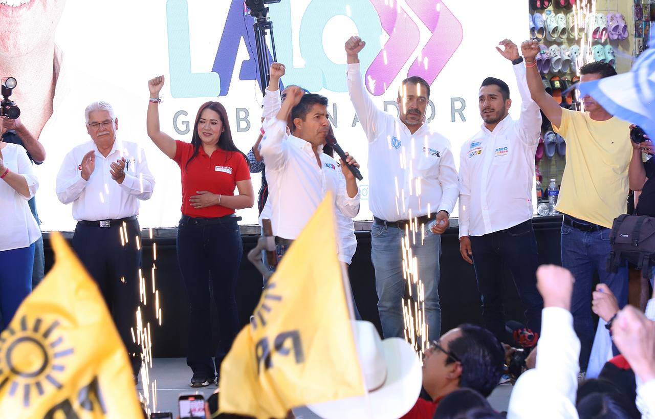 Eduardo Rivera se compromete a regresar seguridad y orden para San Martín Texmelucan