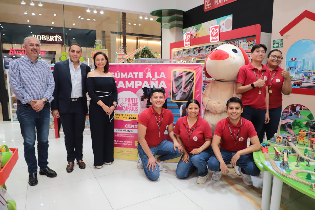 SEDIF, SICOM y la empresa Hape de México impulsan campaña de donación “Ponte en sus Zapatos”, invitan a la ciudadanía a donar zapatos para Casas de Asistencia