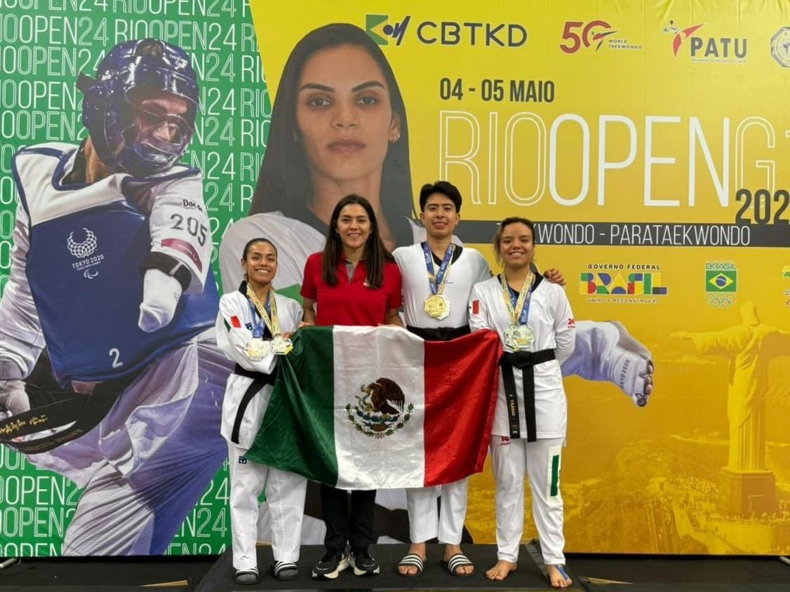 Claudia Romero consigue plata en Campeonato Panamericano de Para Taekwondo y Rio Open 2024 en Brasil