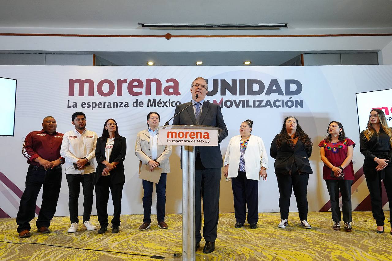 Morena “es la voz de los migrantes”: Marcelo Ebrard