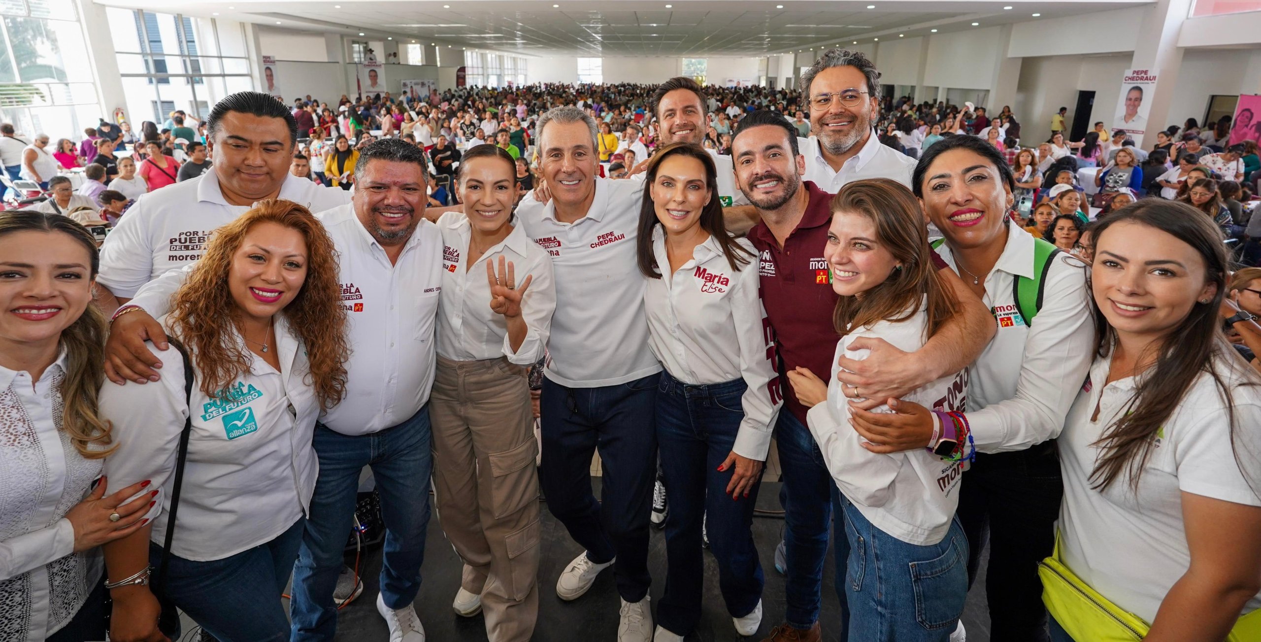 Las mujeres tienen un lugar importante en la Puebla del Futuro: Pepe Chedraui