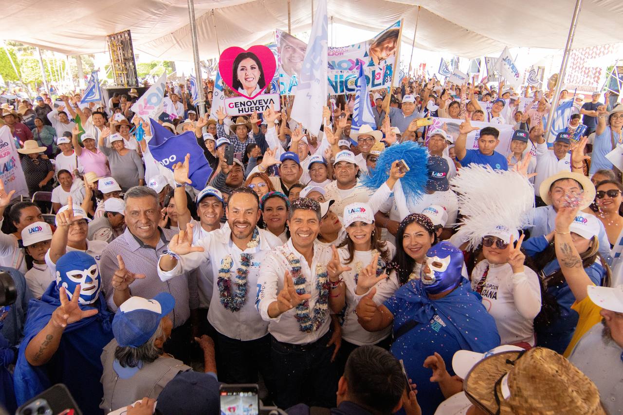 159 mil personas en todo el estado asistieron a los cierres de campaña de Lalo Rivera