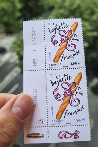 La ‘baguette’, símbolo gastronómico de Francia, ahora en un sello perfumado
