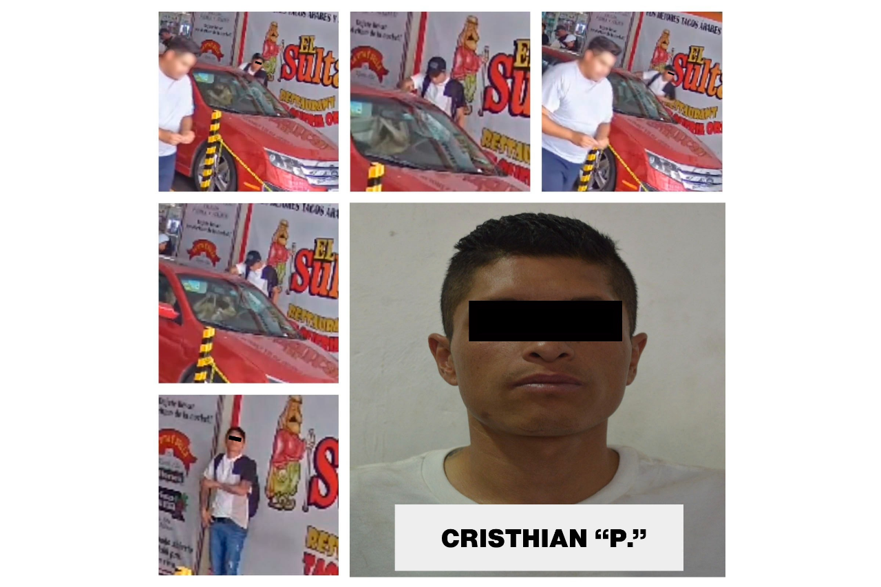 La SSC detuvo a Cristhian por robo de aretes a una mujer en un estacionamiento