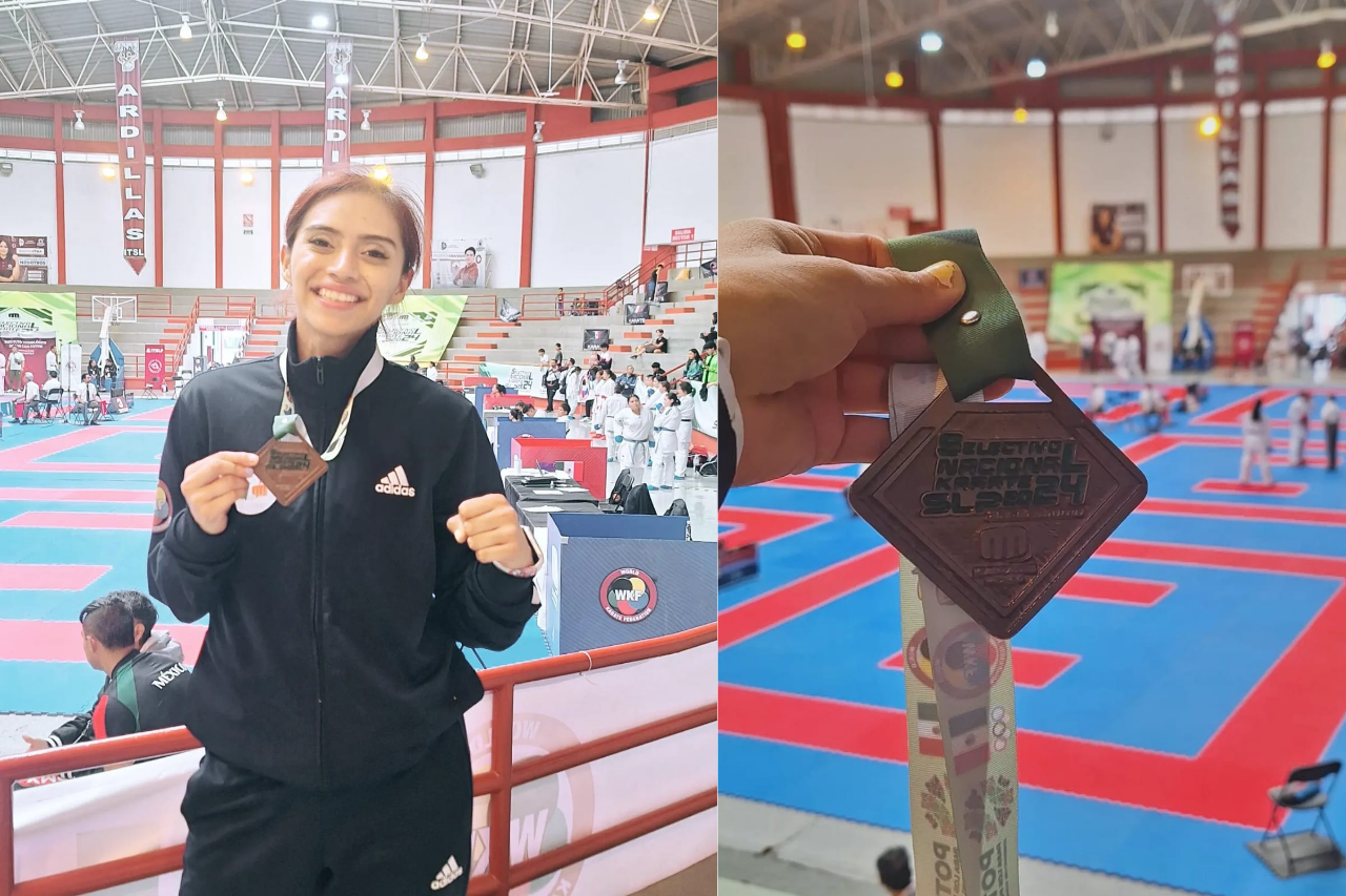 Yuriko Cortés gana bronce en Selectivo Nacional Karate 2024