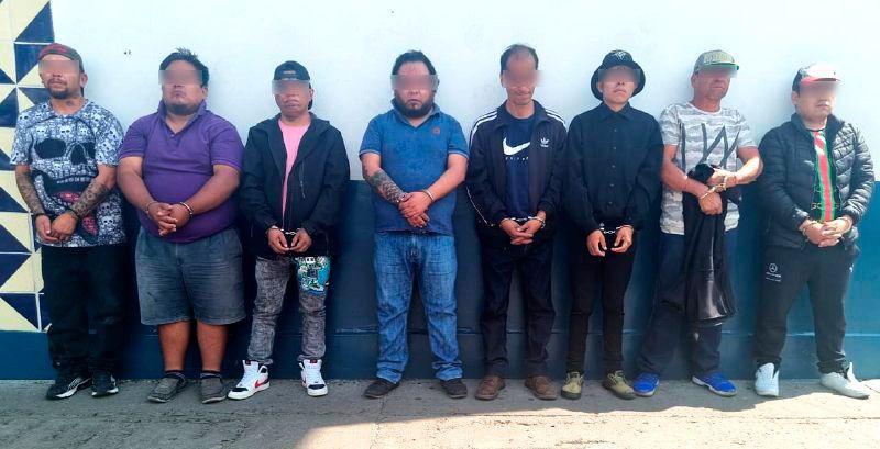 Estos son los ocho detenidos por robo de boletas en Tlapanalá: SSP