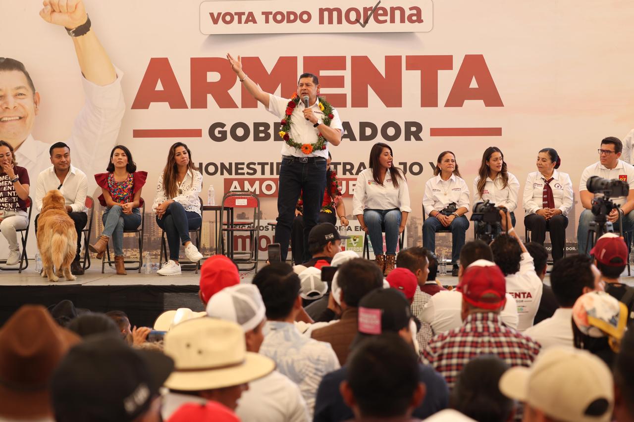 Fortalecer la seguridad para que los poblanos vivan con bienestar y paz: Armenta