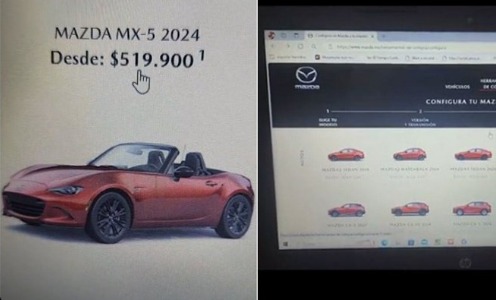 Mazda procederá legalmente contra joven que intentó comprar auto de lujo en 500 pesos: qué hizo