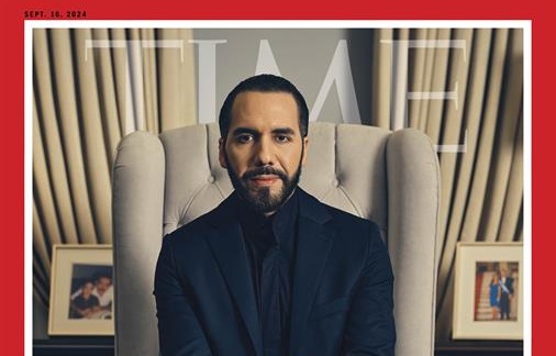 El presidente Bukele protagoniza portada de revista TIME 