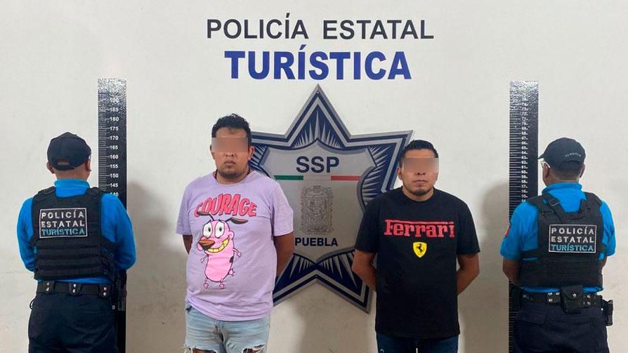 SSP detiene a dos sujetos por robar un teléfono celular a una usuaria de la RUTA