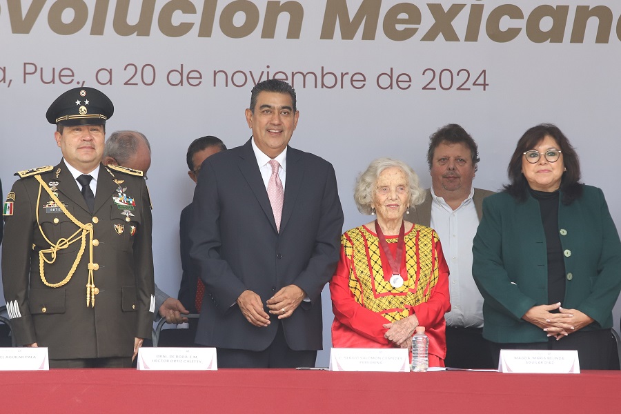 Salomón Céspedes encabezó la ceremonia conmemorativa al 114 aniversario del inicio de la Revolución Mexicana