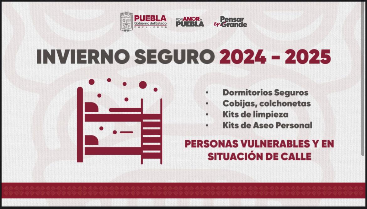Implementa Gobierno del Estado programa “Invierno Seguro”