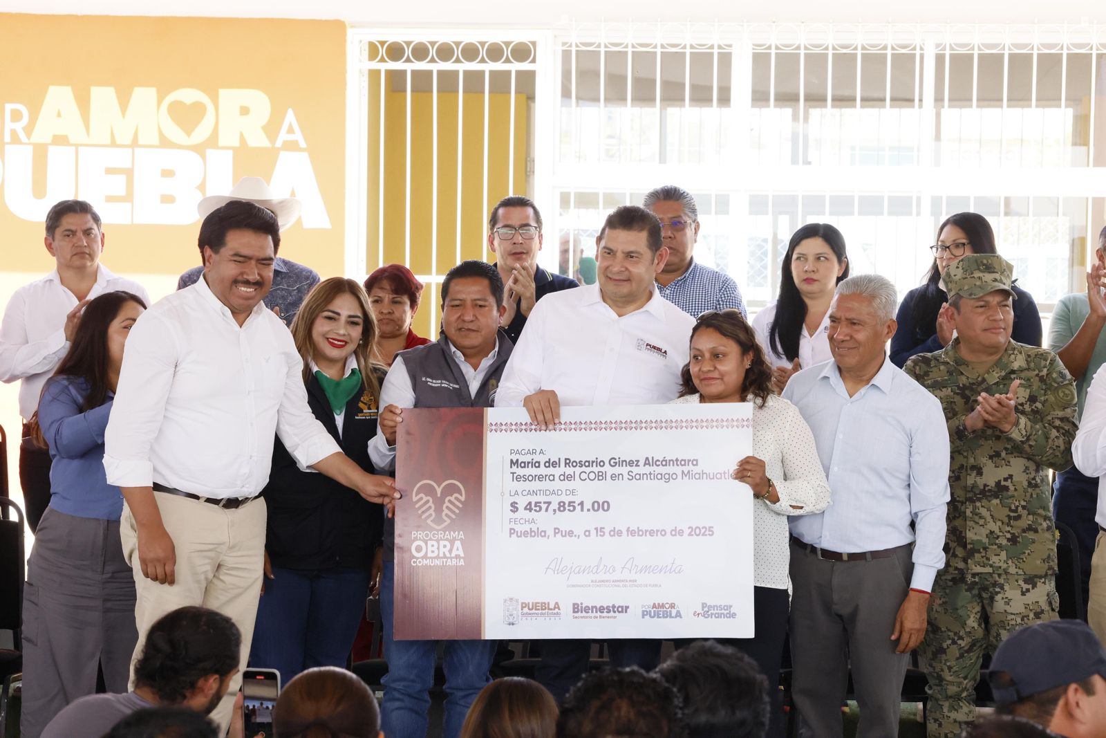 Con seguridad y educación vamos a transformar a Puebla