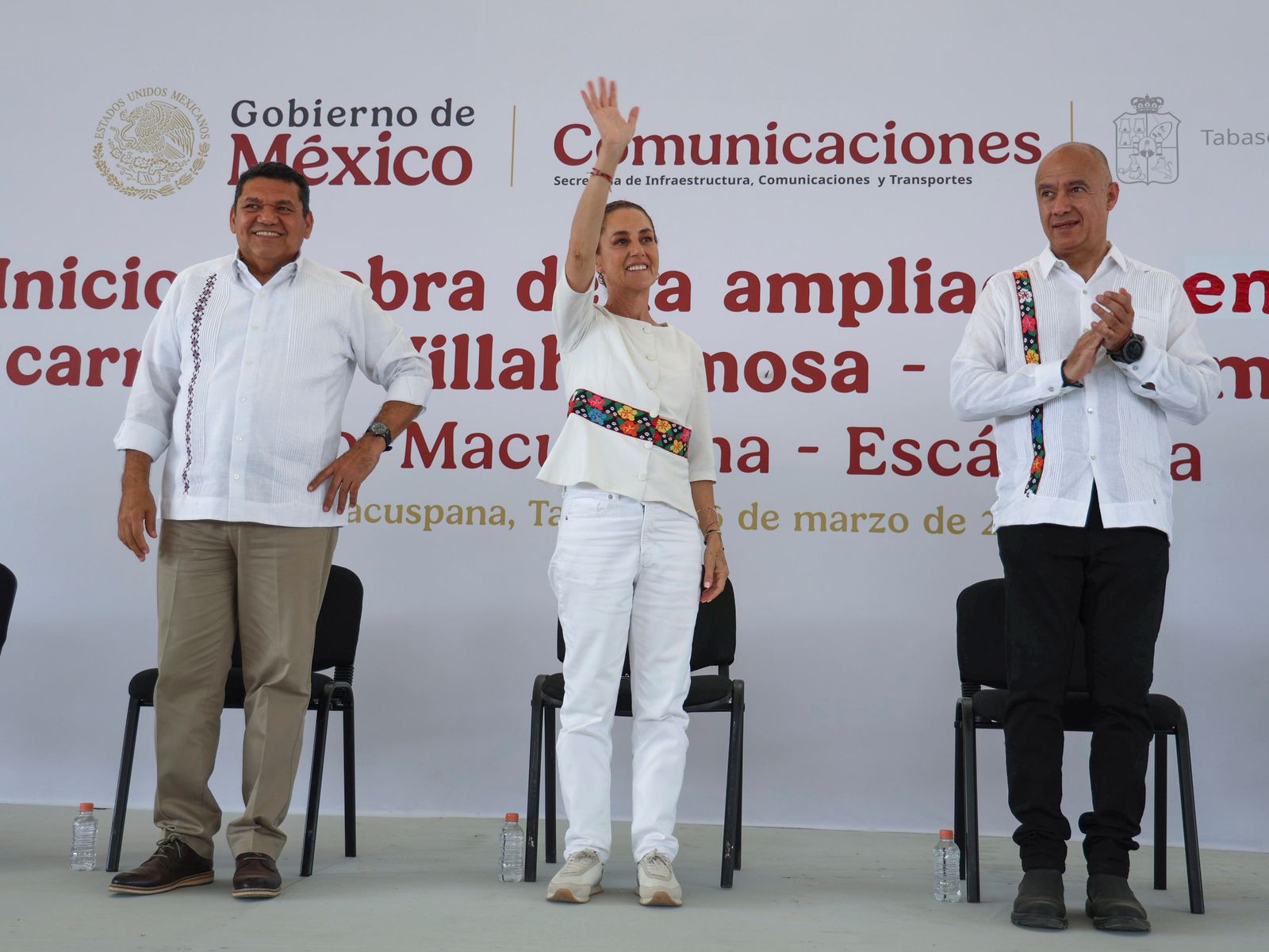 Encabezan inicio de obras para carretera Macuspana – Escárcega