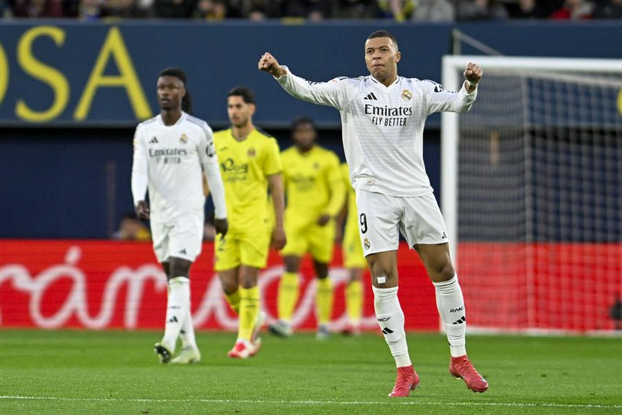 1-2. Mbappé y Courtois pueden con el Villarreal