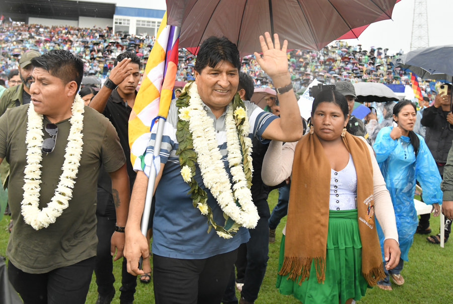 Evo Morales Dice Que No Abandonará "la Batalla" Para Ser Candidato A La Presidencia