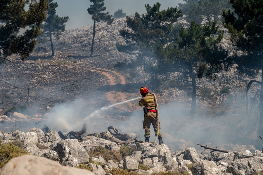 Grecia Declara El Estado De Emergencia En La Isla De Quíos Por Grandes Fuegos Forestales