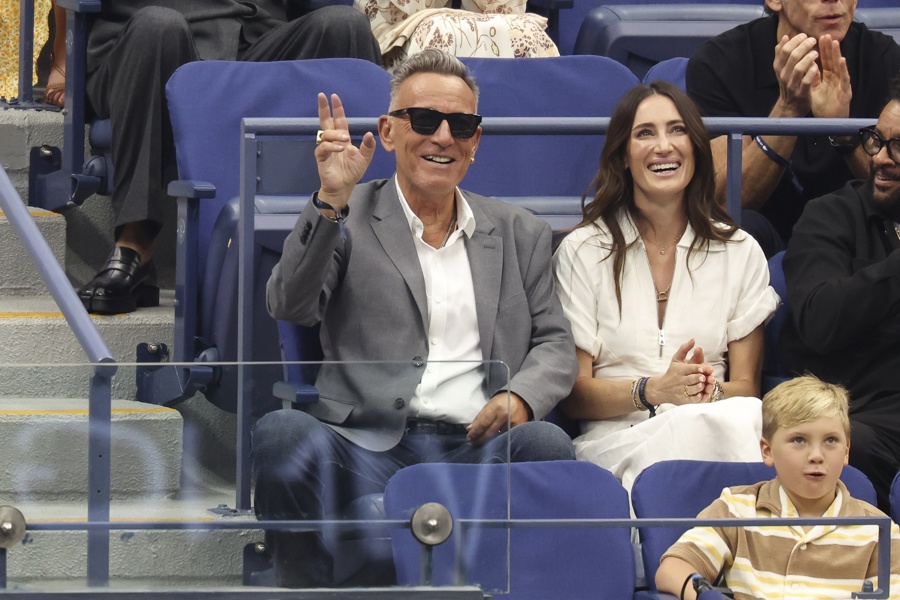 Bruce Springsteen, Lindsay Lohan Y Stephen Curry En La Final Del Abierto De Tenis De Ee.uu.