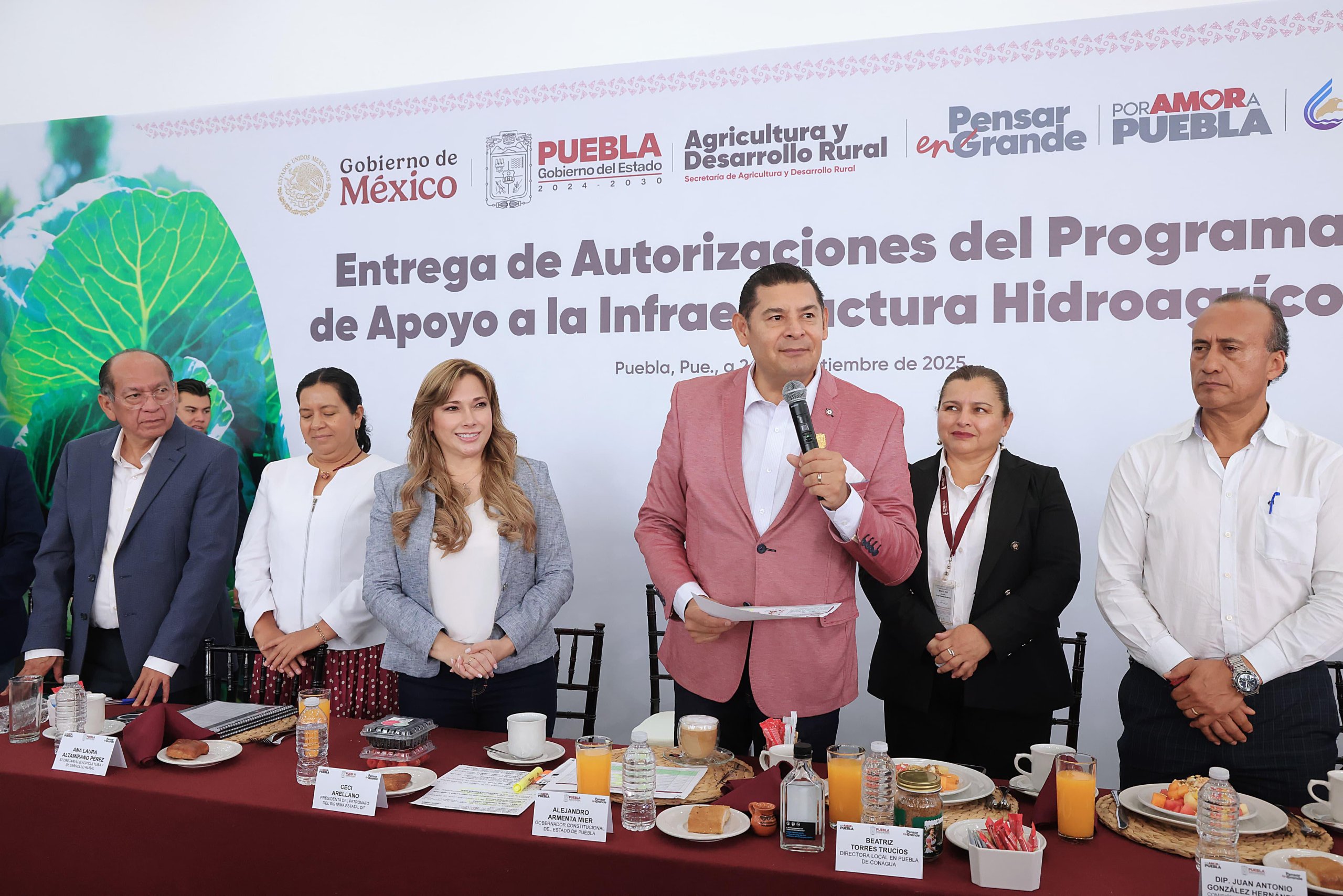 Puebla invierte 73.1 millones para modernizar el riego y garantizar agua para el campo