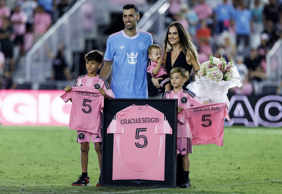 El Inter Miami Homenajea A Sergio Busquets, A Pocas Semanas De Su Adiós Al Fútbol