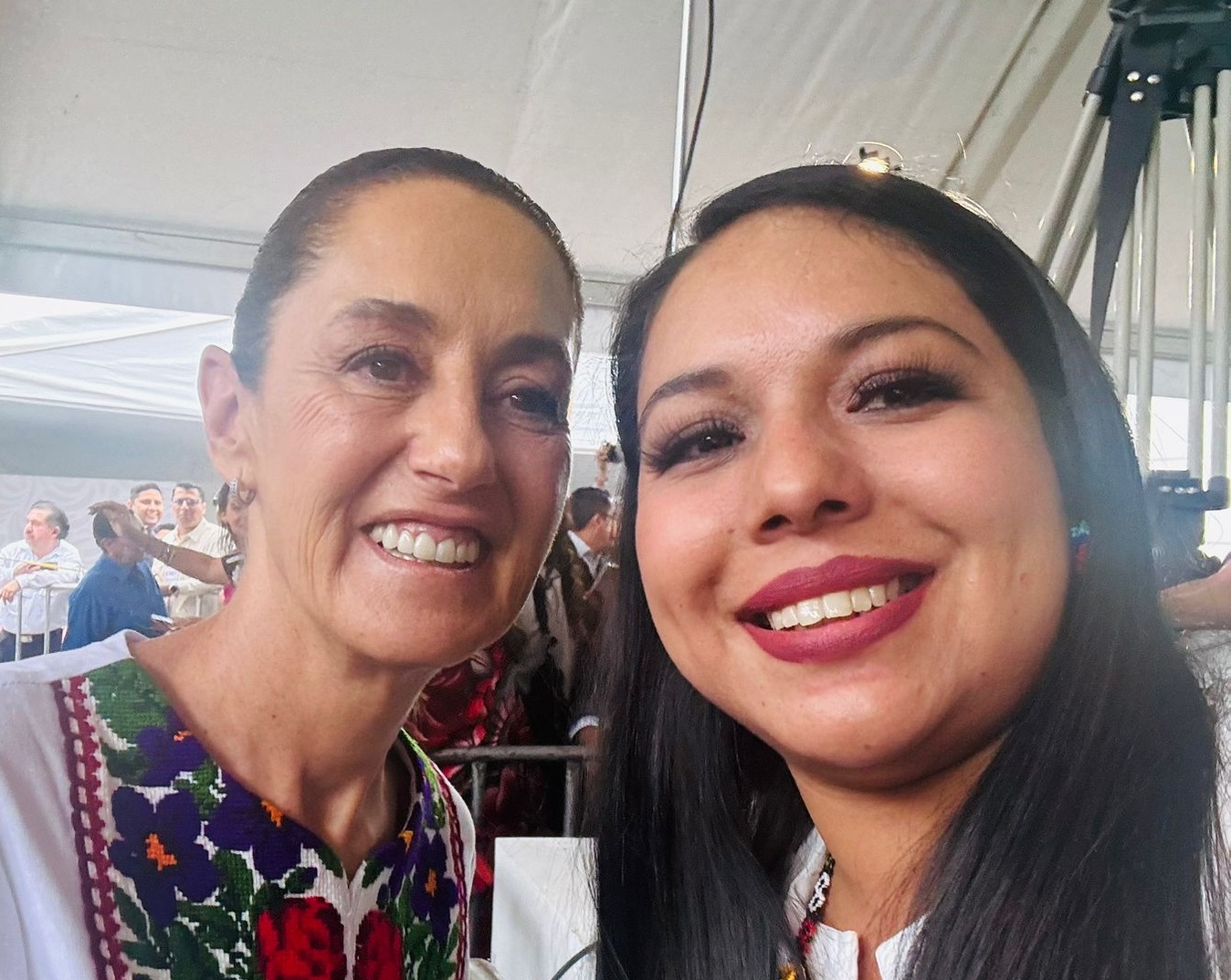 Tonantzin Fernández destaca trabajo conjunto con Claudia Sheinbaum y Alejandro Armenta