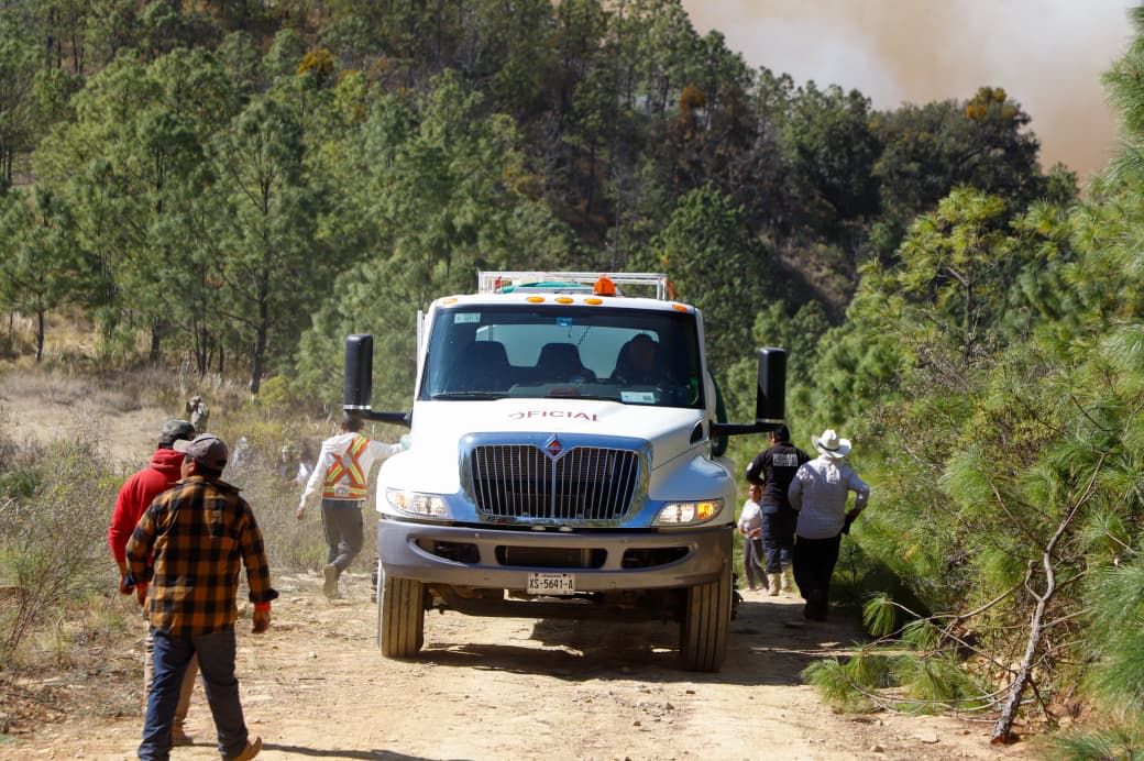 Al 90% controlado incendio en Vicente Guerrero