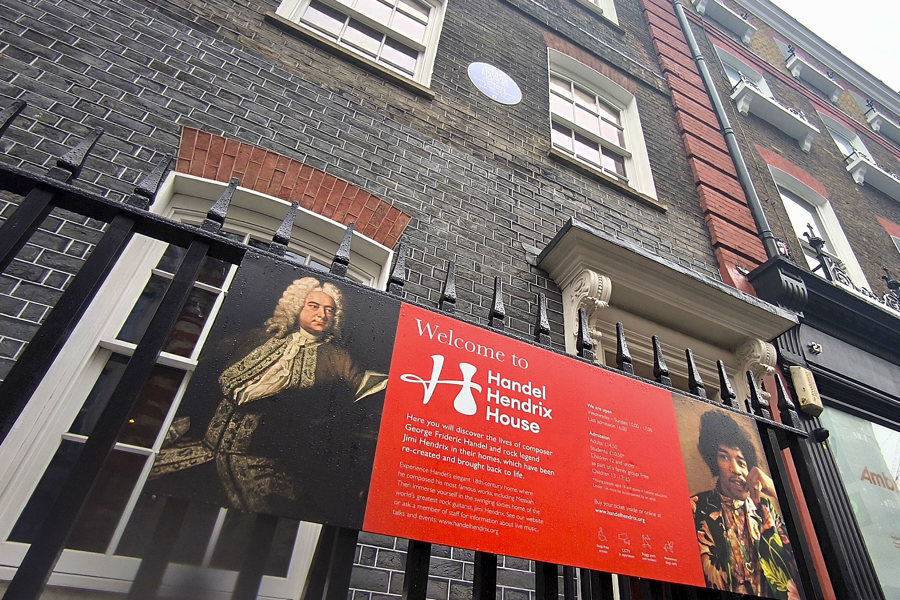 Händel y Jimi Hendrix bajo el mismo techo en Londres