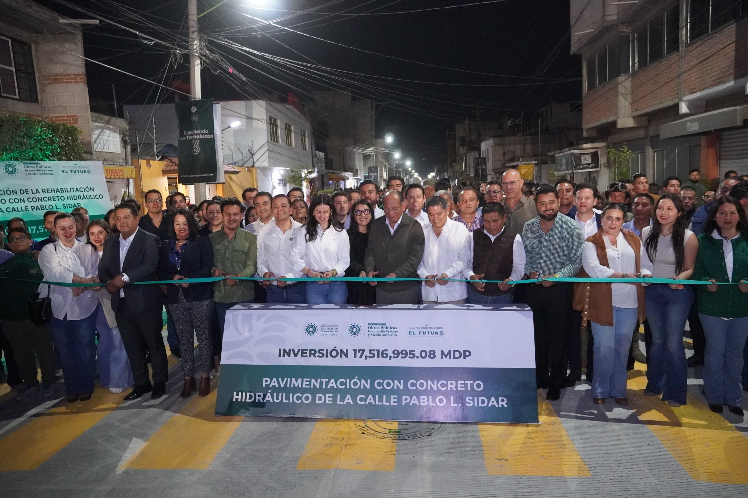 Gobierno de Juan Manuel Alonso inaugura pavimentación de dos calles estratégicas para los texmeluquenses