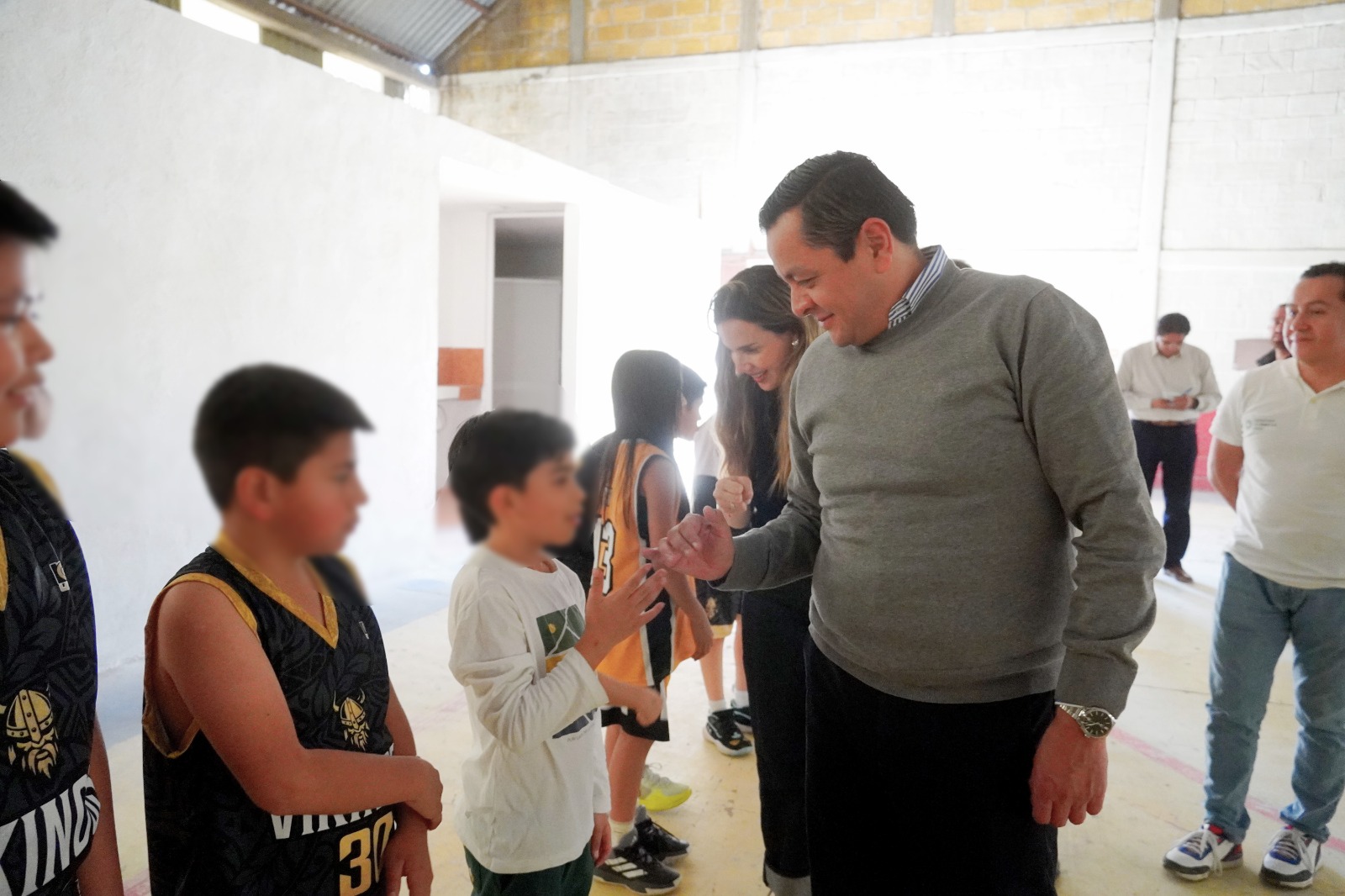 Gobiernos del estado y municipio fortalecen la infraestructura deportiva de Texmelucan