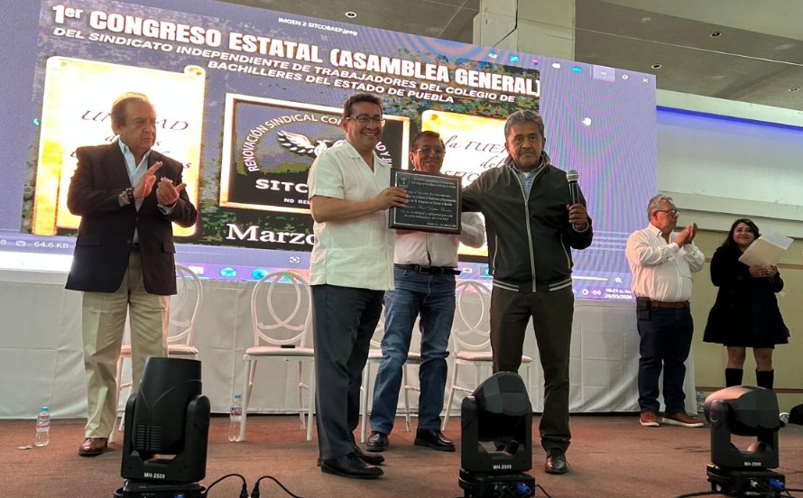 Participa Pável Gaspar en el Primer Congreso Estatal del SITCOBAEP