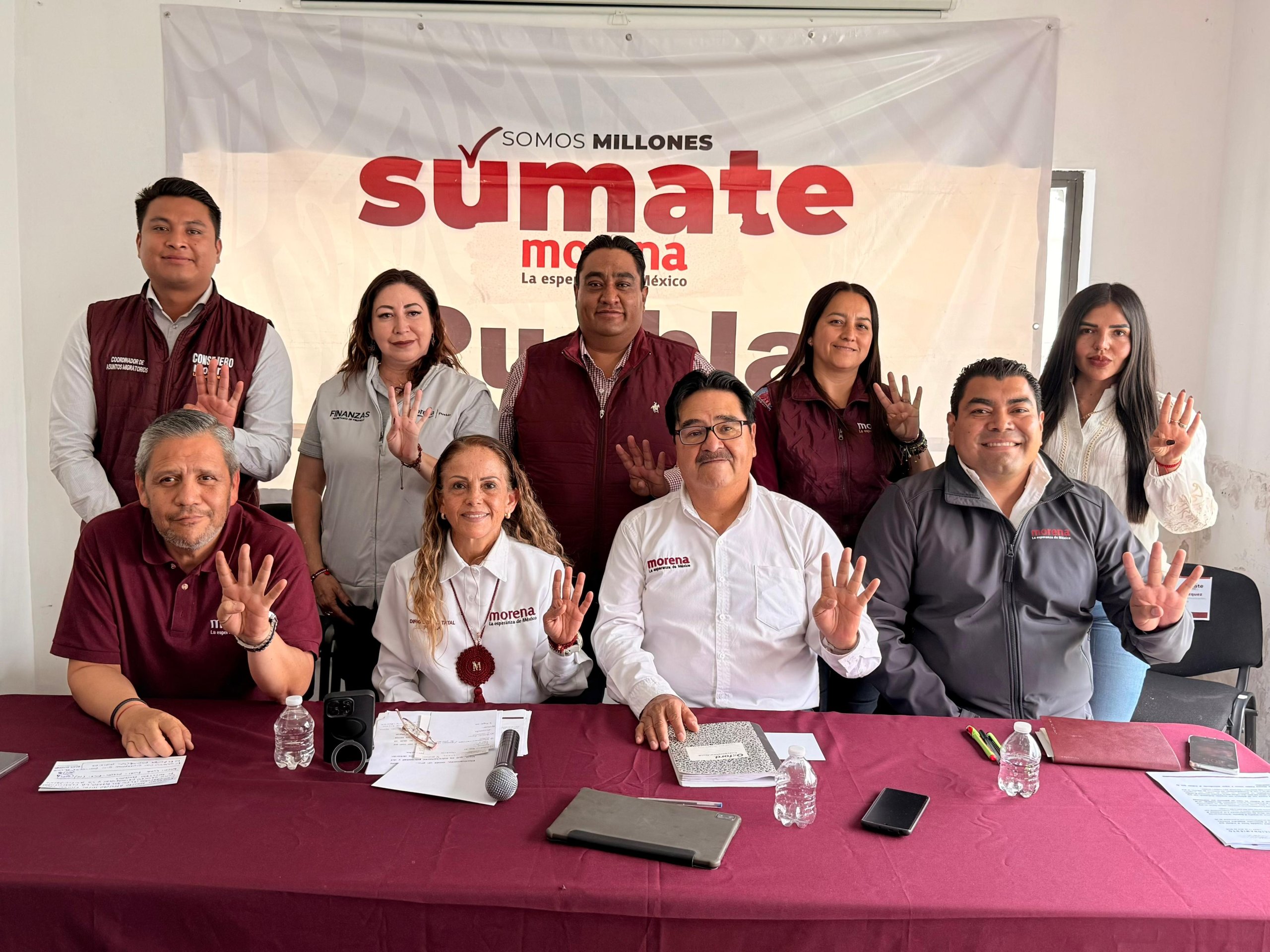 Morena asegura que no se están adelantando y que la coalición y candidaturas se definirán antes del proceso electoral