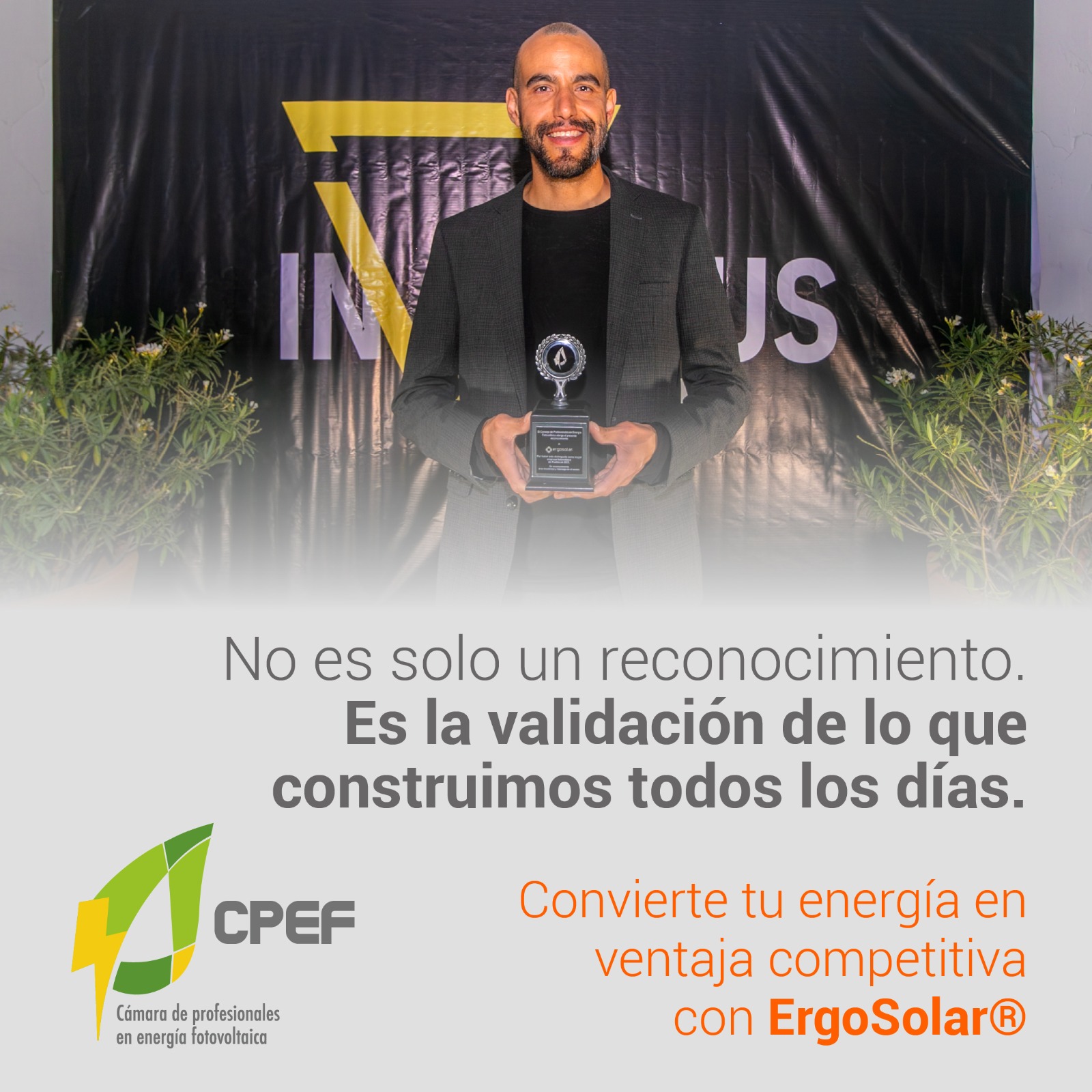 Reconoce Consejo de Profesionales en Energía Fotovoltaica a ErgoSolar