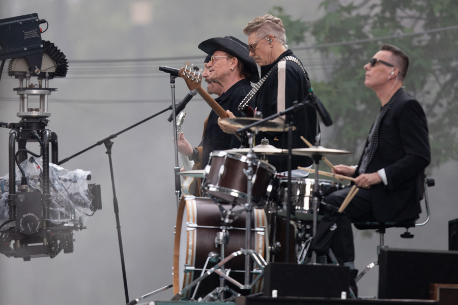 U2 graba nuevo video en calles del Centro Histórico de CDMX