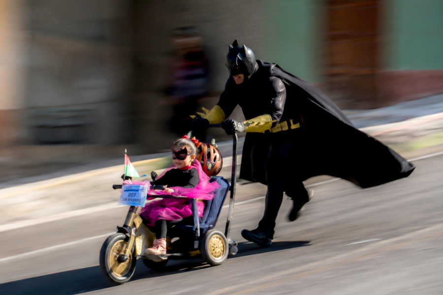 La Carrera de Cochecitos sin Motor, una tradición familiar