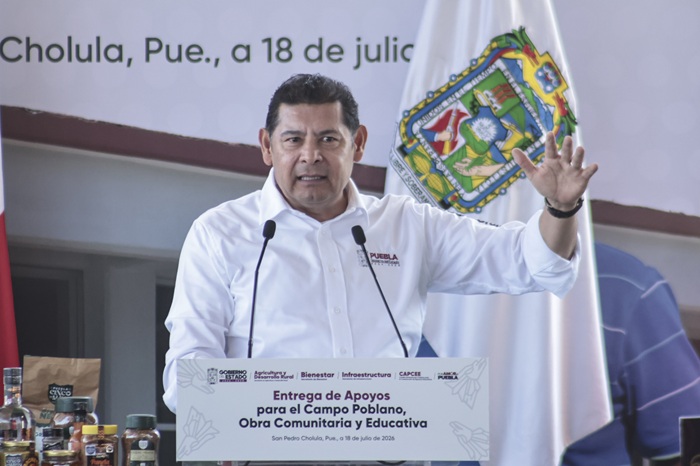 Anuncian tren de maquinaria para pavimentos en Tehuacán
